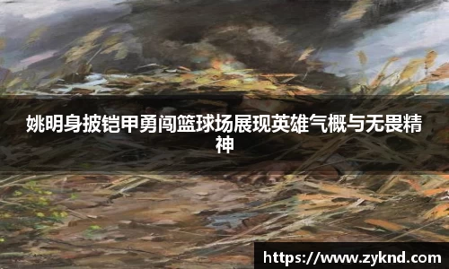 姚明身披铠甲勇闯篮球场展现英雄气概与无畏精神